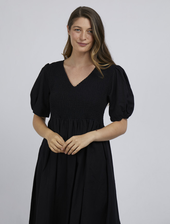 Thea Dress - Black - FOXWOOD CLOTHING | CALLA COLLECTIVE